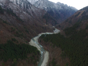 黒部川第二発電所周辺