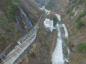黒部川第三発電所周辺