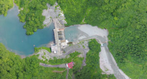 朝日小川第一発電所 北又副ダム